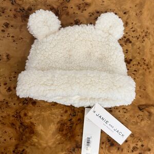 NWT!! Janie and Jack Baby Bear Hat 3-6 Montha